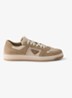 Downtown Re-Nylon sneaker met suède details - Beige