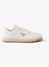 Downtown sneaker van leer - Gebroken wit