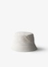 Drill bucket hoed met logoborduring - Wit