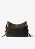 Explore Re-Nylon schoudertas met leren details - Groen
