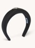 Haarband met logo - Zwart