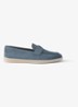 Loafer van kalfssuède - Donkerblauw
