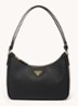 Mini-Bag schoudertas van leer - Zwart