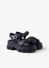 Monolith sandaal van rubber met logo - Donkerblauw