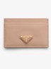 Pasjeshouder van leer - Beige