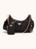 Prada Re-Edition 2005 Re-Nylon crossbodytas met leren details - Goud