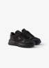 Prax 01 Re-Nylon sneaker met leren details - Zwart