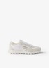 Prax 2.0 Re-Nylon sneaker met suède details - Wit