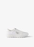 Prax Re-Nylon sneaker met leren details - Wit