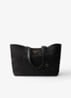 Re-Edition 1978 Re-Nylon Medium shopper met leren details - Zwart
