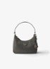 Re-Edition 2005 Re-Nylon Mini schoudertas met leren details - Middengrijs