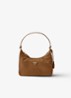 Re-Edition 2005 Re-Nylon Mini schoudertas met leren details - Camel