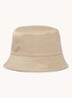 Re-Nylon bucket hoed met logo - Beige