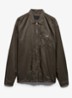 Re-Nylon jack met borstzak - Groen