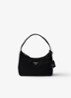 Re-Nylon Re-Edition 2000 Mini schoudertas met logo - Zwart