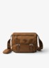 Re-Nylon schoudertas met logo - Camel