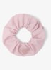 Re-Nylon scrunchie met logo - Lichtroze