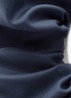 Re-Nylon scrunchie met logo - Staalblauw