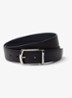 Reversible riem van leer - Donkerblauw