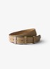 Riem van nubuck - Lichtbruin