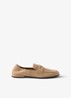 Shuffle loafer van nubuck - Beige