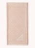 Sjaal in zijdeblend met jacquard dessin 140 x 140 cm - Lichtroze