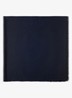 Sjaal in zijdeblend met jacquard dessin 140 x 140 cm - Donkerblauw