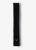 Sjaal van scheerwol 135 x 6 cm - Zwart