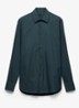 Slim fit overhemd van katoen - Groen