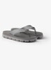 Slipper met logo - Grijs