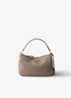 Small handtas van kalfsleer - Taupe