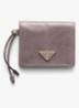 Small portemonnee van kalfsleer - Taupe