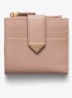 Small portemonnee van leer - Beige