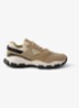 Sneaker met suède details - Beige