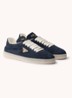 Sneaker van suède - Donkerblauw