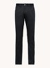 Tapered jeans met stretch - Zwart