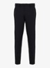 Techno slim fit pantalon met steekzakken - Zwart