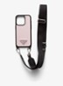 Telefoonhoes van leer voor iPhone 15 Pro - Lichtroze