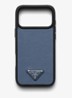 Telefoonhoesje van leer voor iPhone 17 Pro Max - Donkerblauw