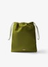 Wish Re-Nylon handtas met logo - Groen