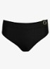 Delray hipster bikinislip met structuur - Zwart