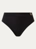 Delray hipster bikinislip met structuur - Zwart