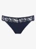 Madison string met kant - Donkerblauw