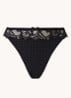 Madison string met kant - Zwart