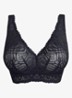 Salerno bralette van kant - Donkerblauw