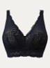 Salerno bralette van kant - Donkerblauw