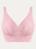 Salerno bralette van kant - Roze