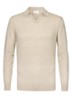 Fijngebreide trui van merino wol - Beige
