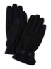 Handschoen van leer - Zwart