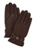 Handschoen van leer - Bruin